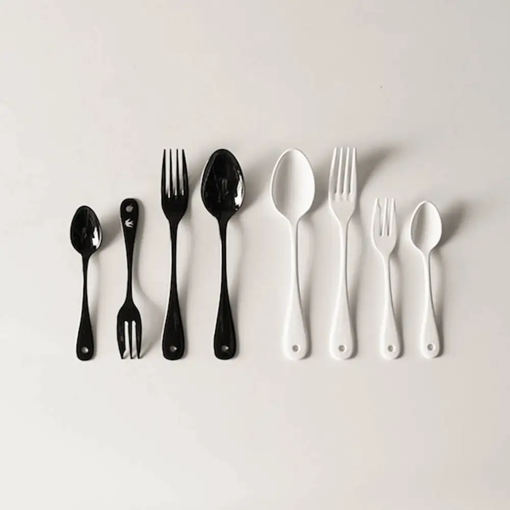 Enamel Cutlery Kitchen Tableware Piece