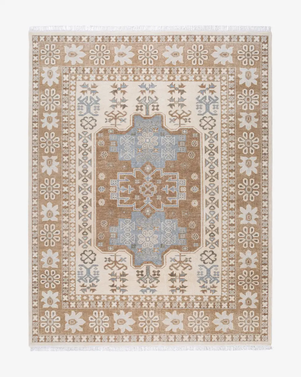 Tailored Hand-Knotted Wool Area Rug