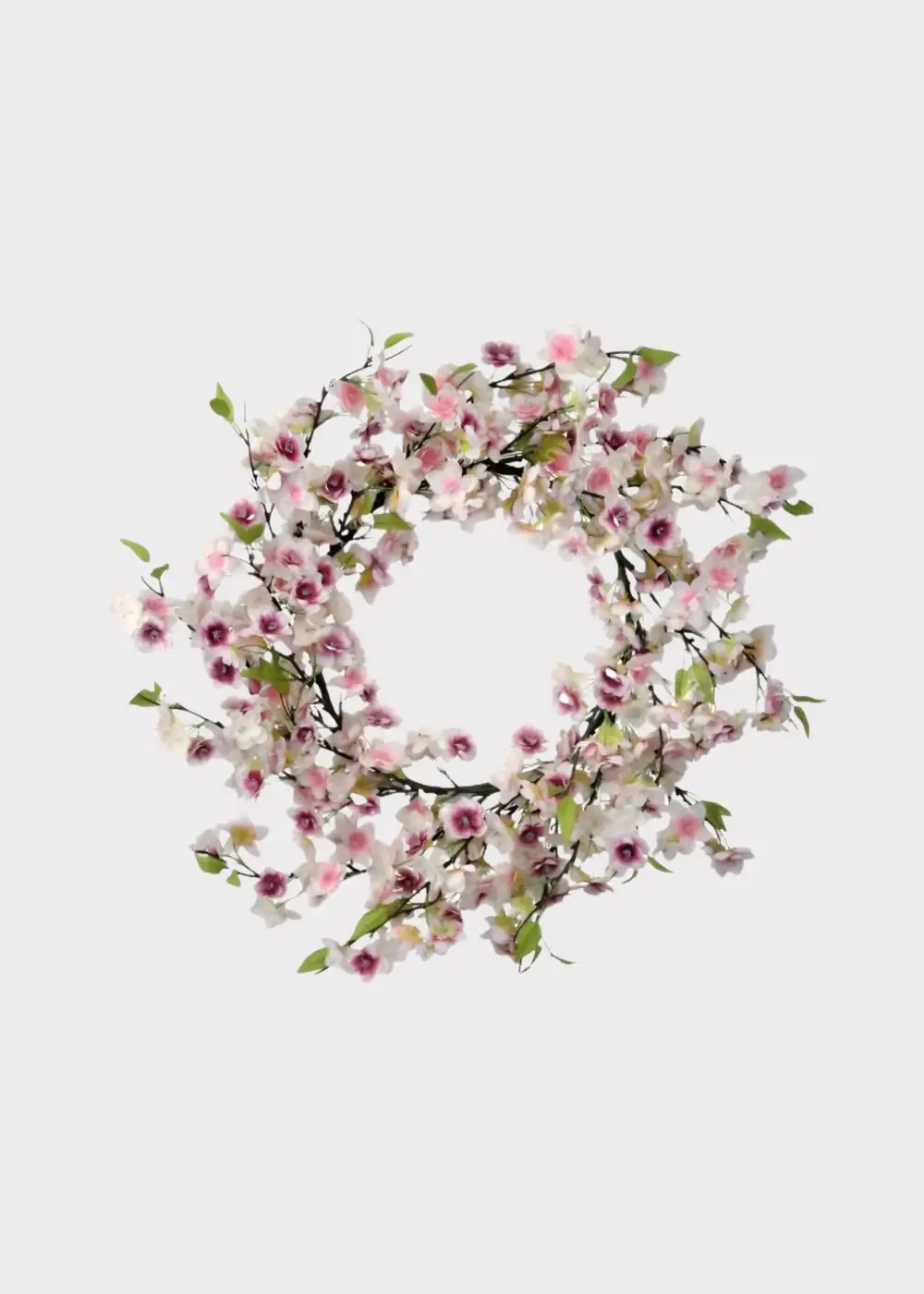Artificial Simple Cherry Blossom Wreath