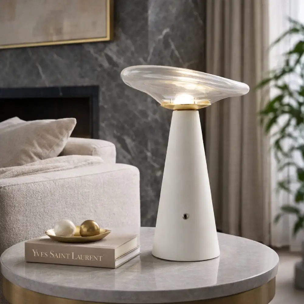 Modern Glass Table Lamp