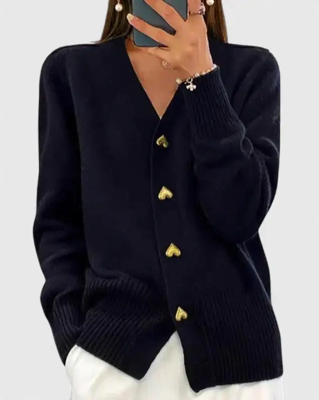 Sleek Relaxed Cardigan