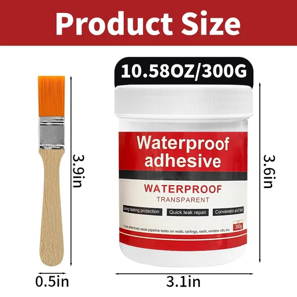 Transparent Waterproof Coating, Invisible Waterproof Agent-10.58oz