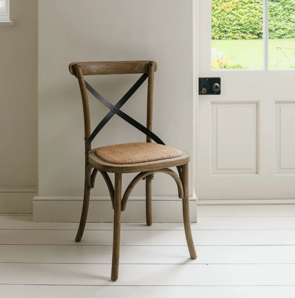 Oak Rattan Chair