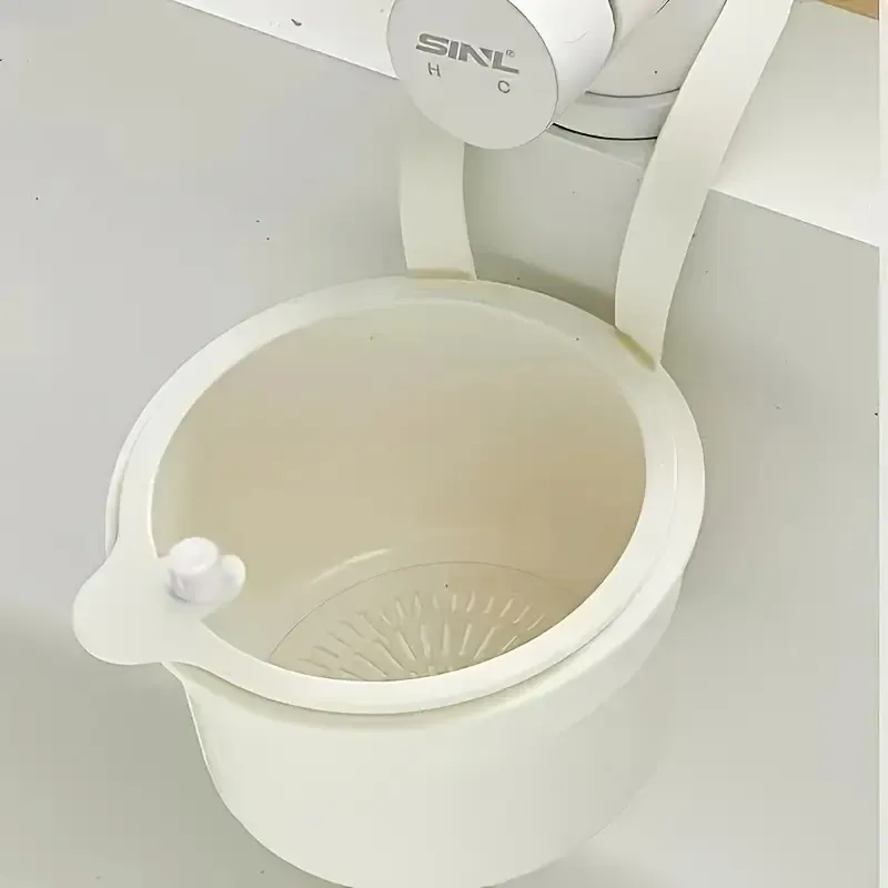 Install The Sink Filter Basket On The Automatic Tilting Faucet