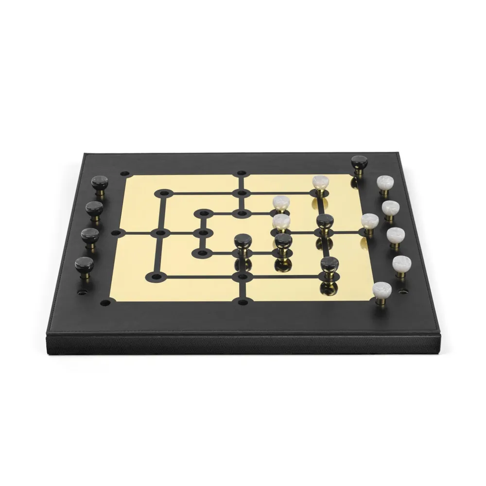 Leather Strategy Game Set