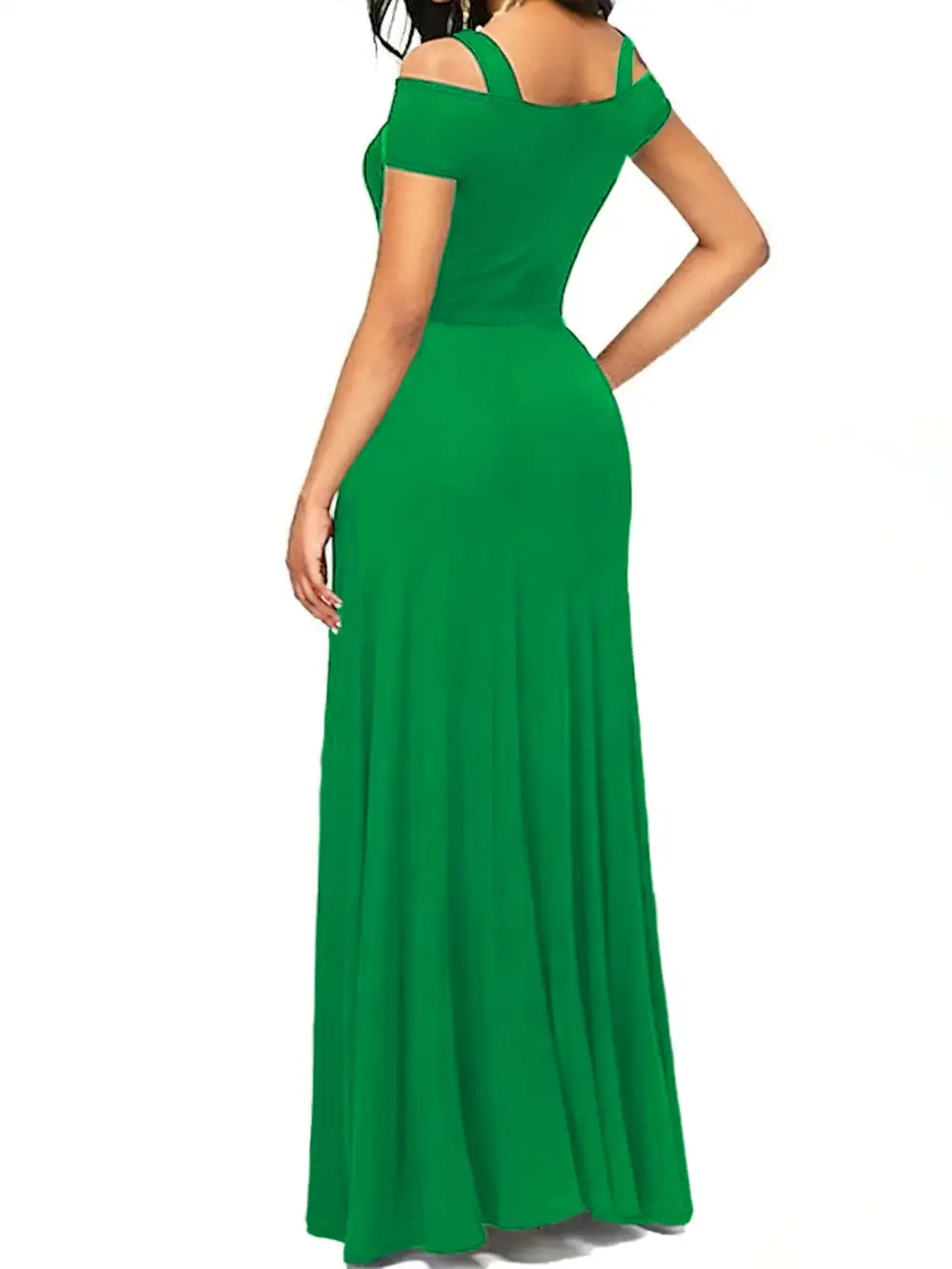 Strapless Wrap Maxi Dress