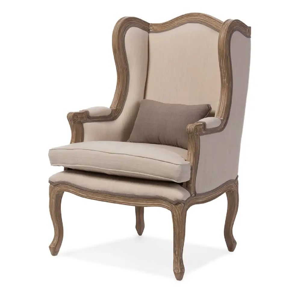 Wooden French Provincial Accent Chair