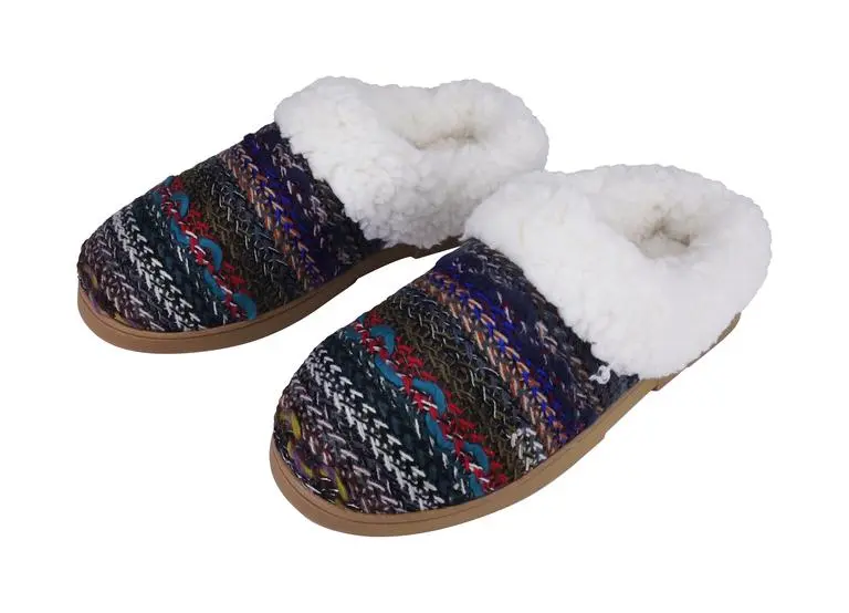 Sherpa Outdoor-Sole Slippers