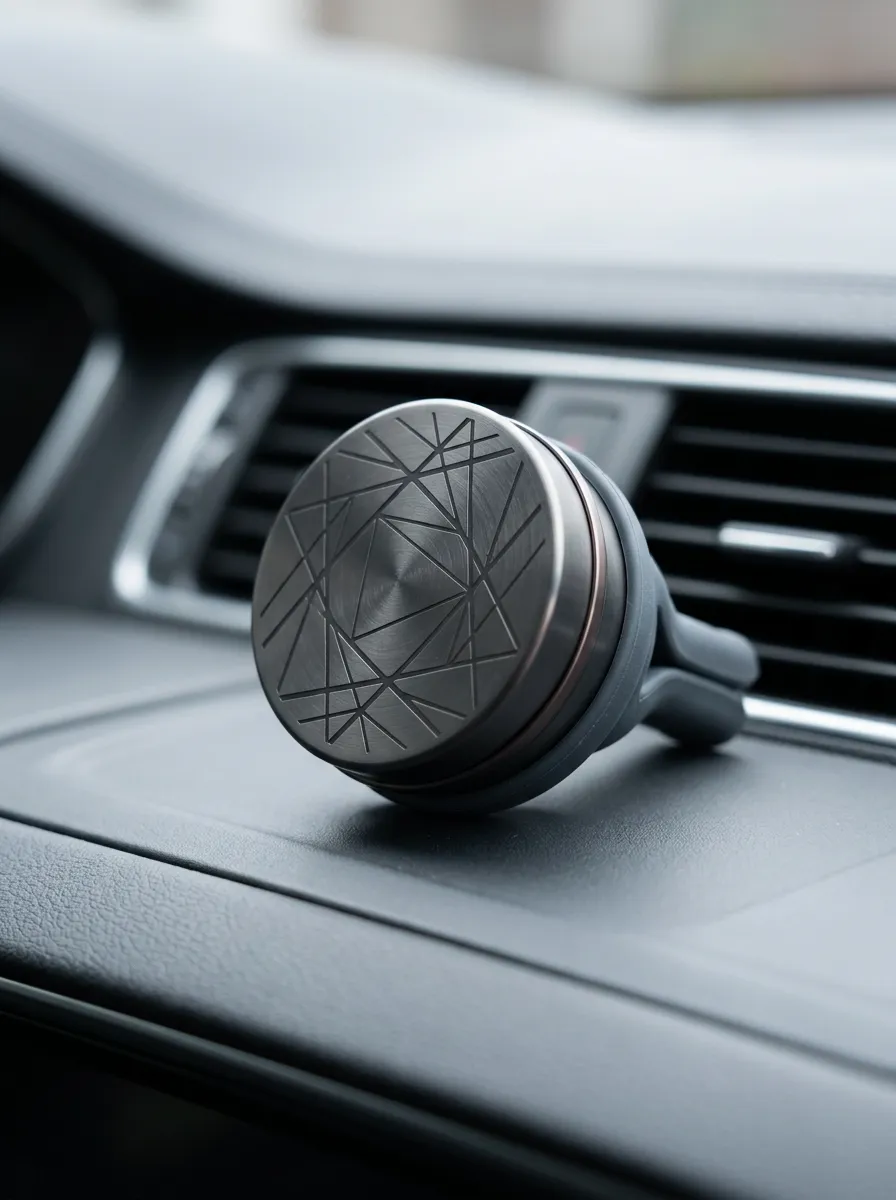 Minimal Geometric Metal Car Air Freshener