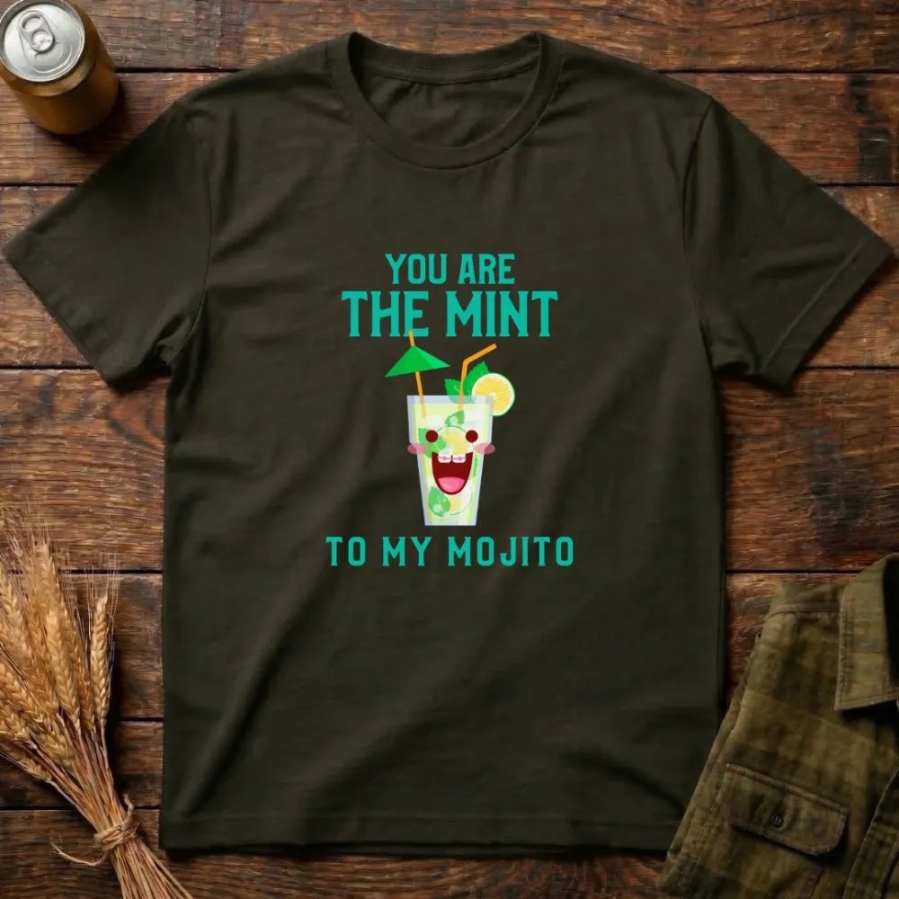 Mint To My Mojito Graphic Cotton T-Shirt