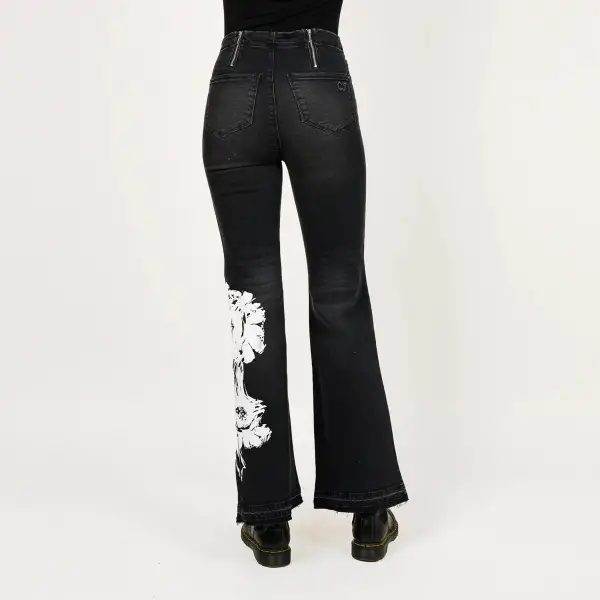 Bootcut High Rise Denim Jeans