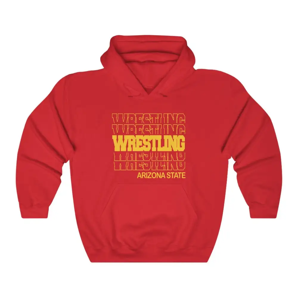 Everyday Modern Stacked Wrestling Graphic Pullover Hoodie