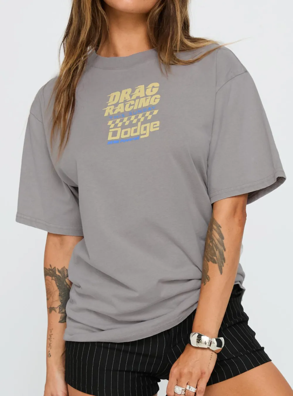 Racer Oversized Graphic Tee