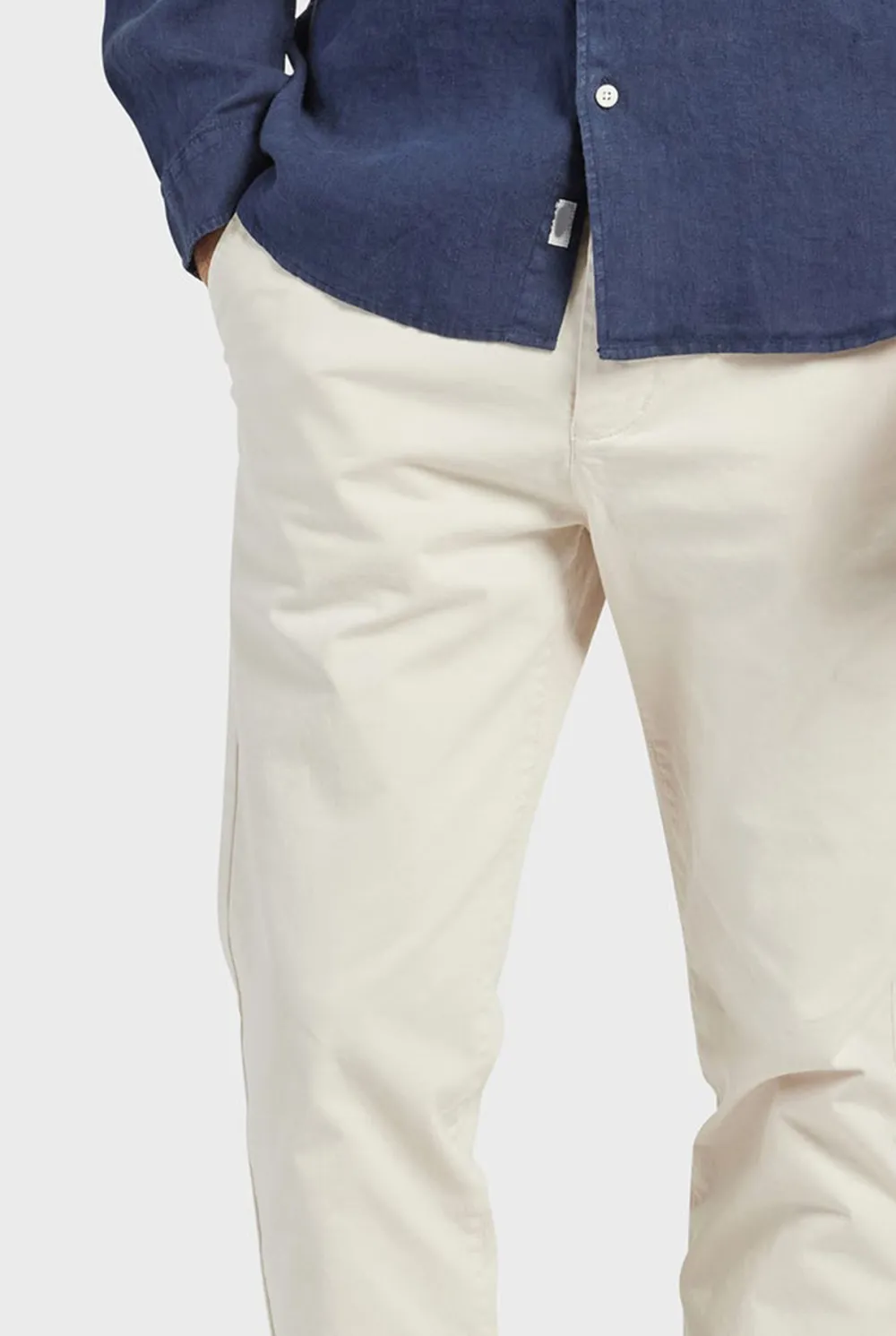 Slim Tapered Stretch Cotton Casual Jogger Pants