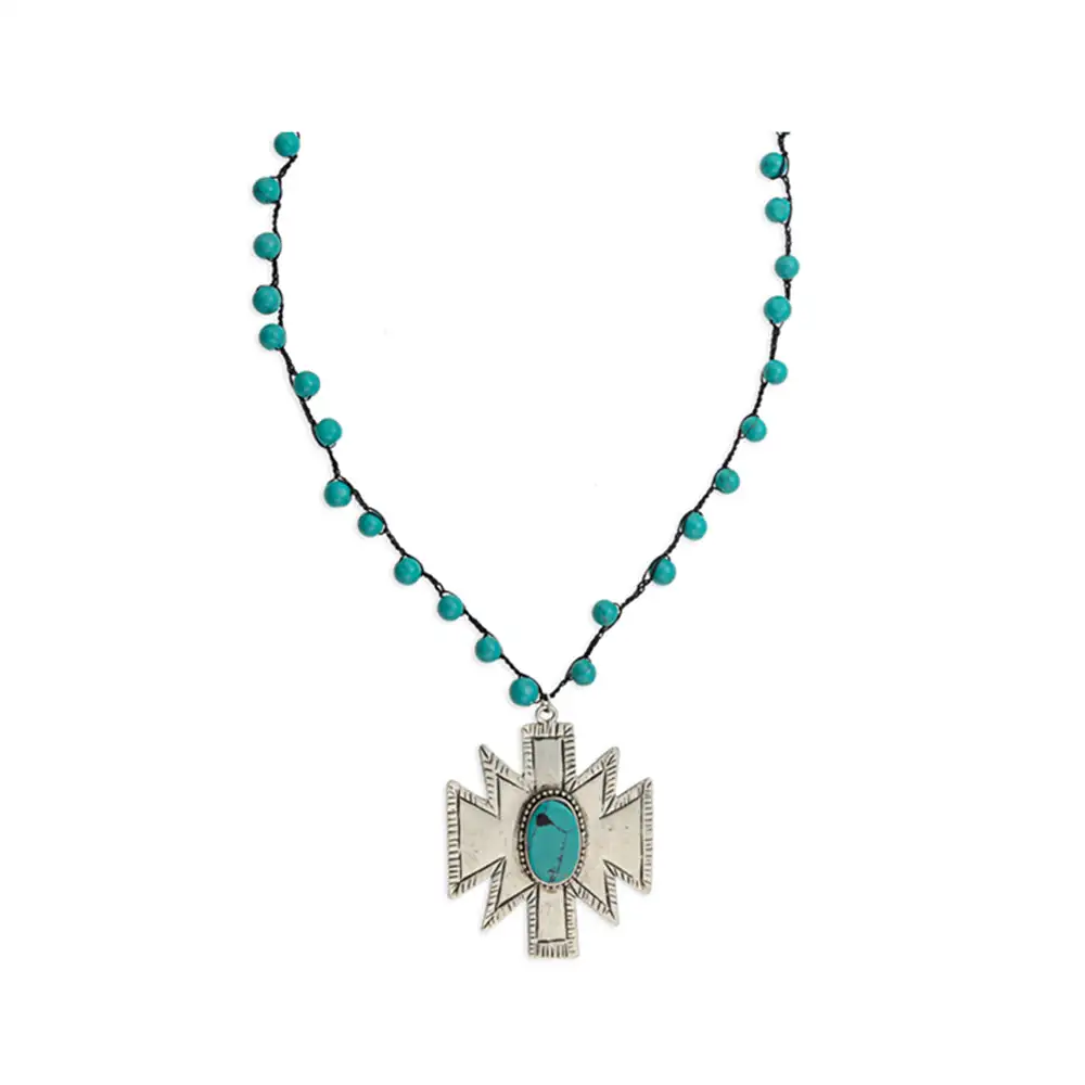 Medallion Accent Contemporary Necklace