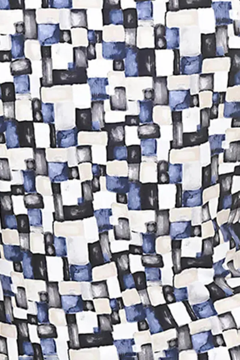 Neutral Cubes Cooling Mock Neck Top