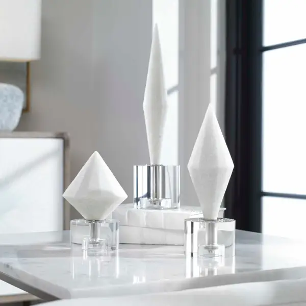 Diamond Man-Made Stone Decorative Objects