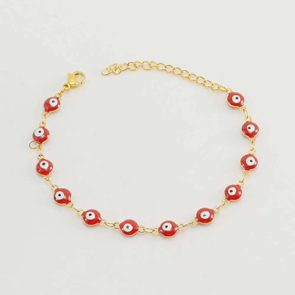 Metal Round Charm Bracelet