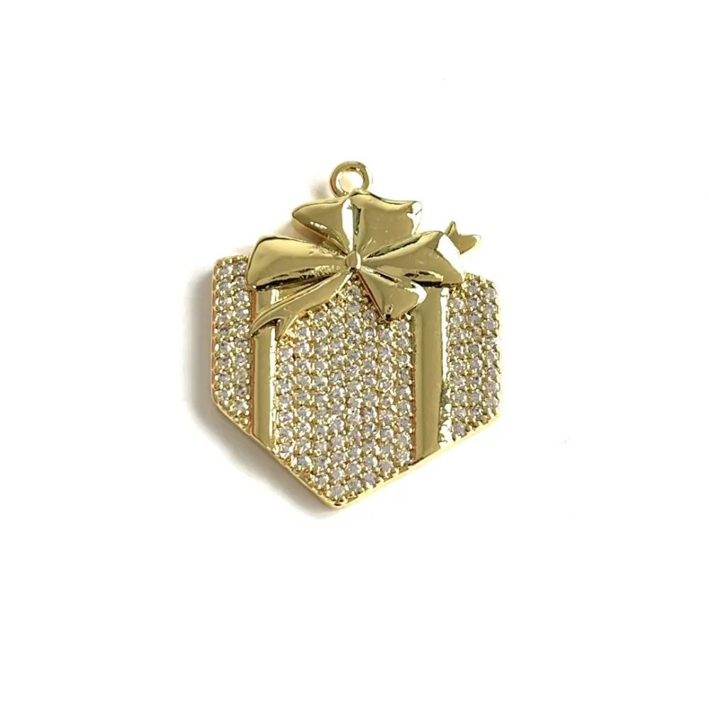 Refined Clean Form Hanging Charm