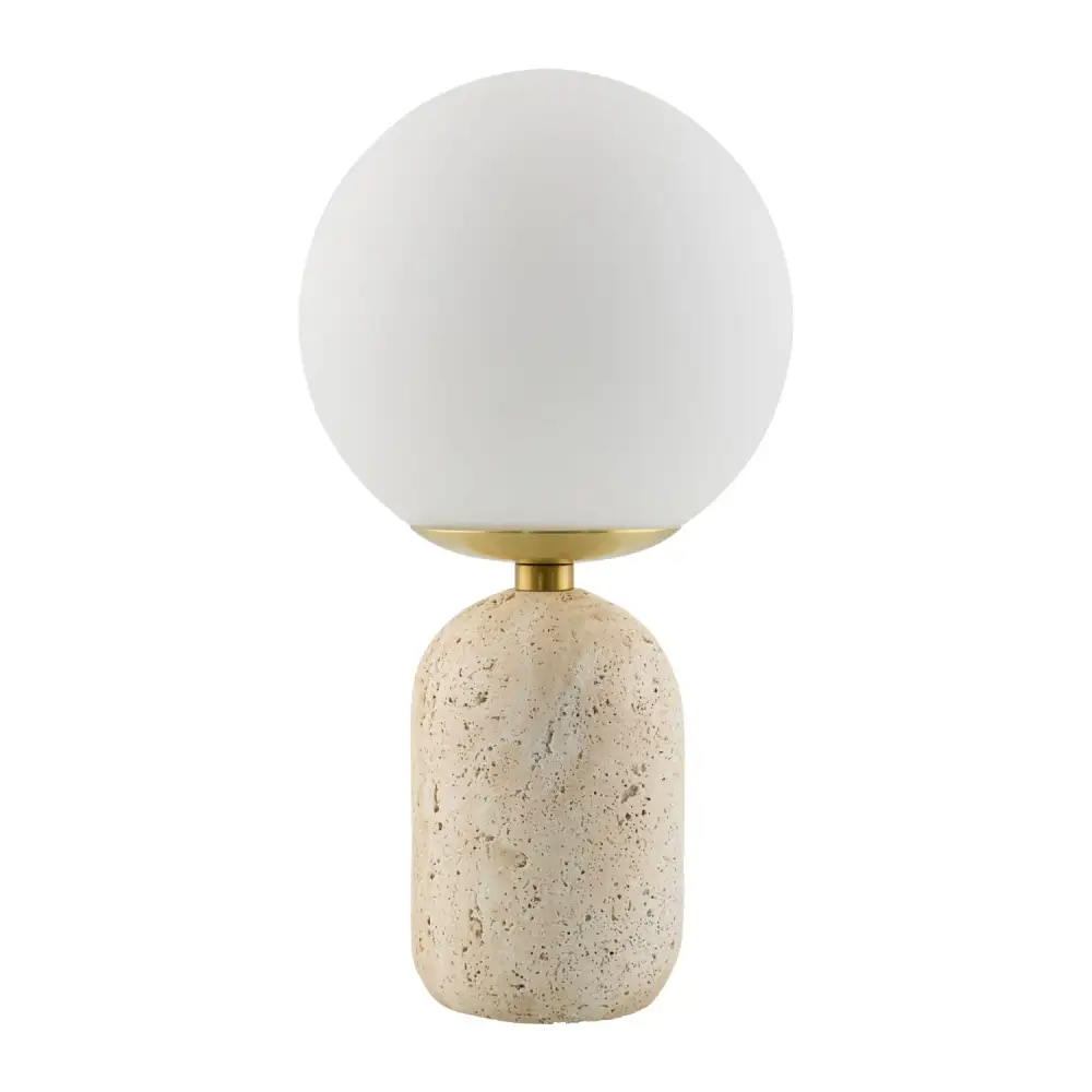 Glass Globe Table Lamp