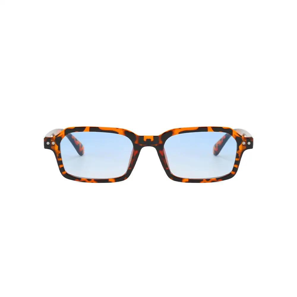 Relaxed Round Oversized Gradient Lens UV Protective Fashion Sunglasses