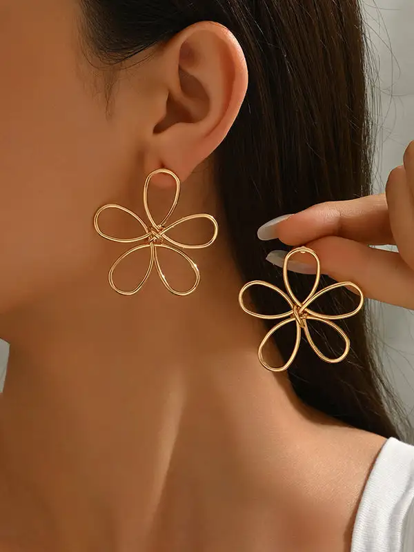 Ornate Artisan-Inspired Accent Earrings