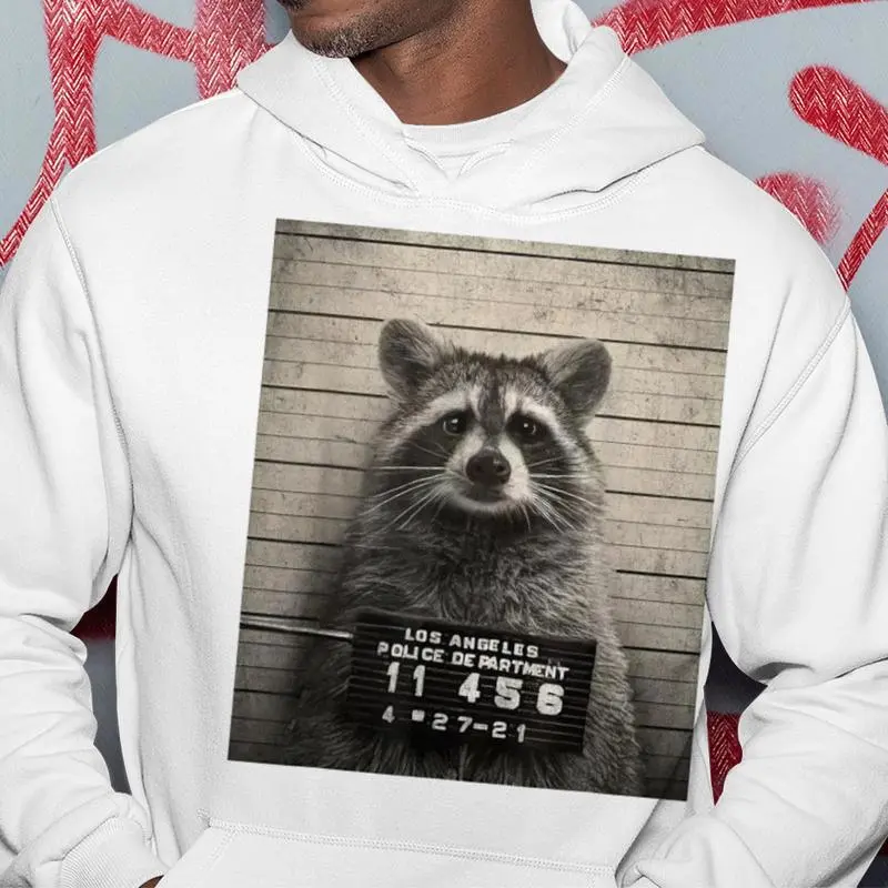 Raccoon Hot By Buck Hoodie