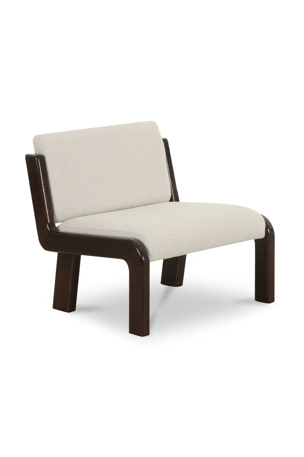 Curved Framed Accent Chair