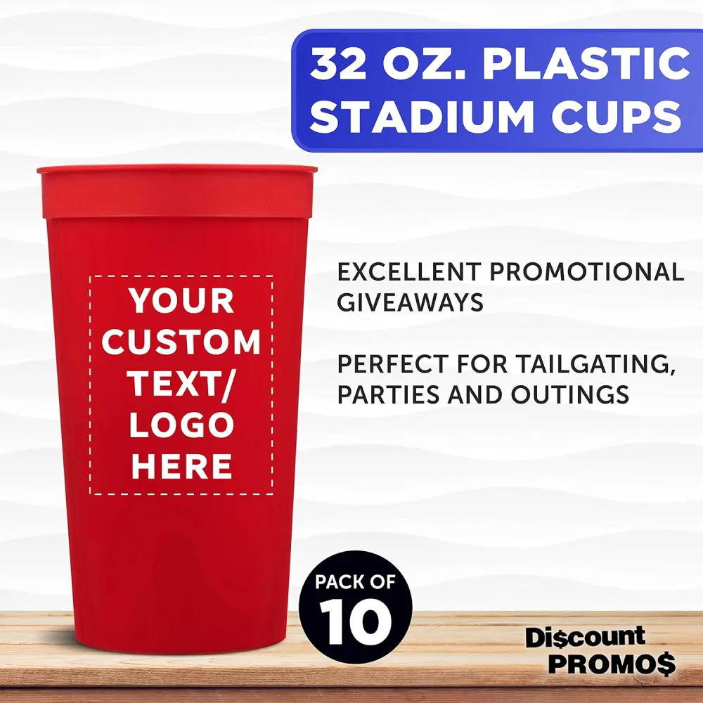 Custom Plastic Stadium Cups