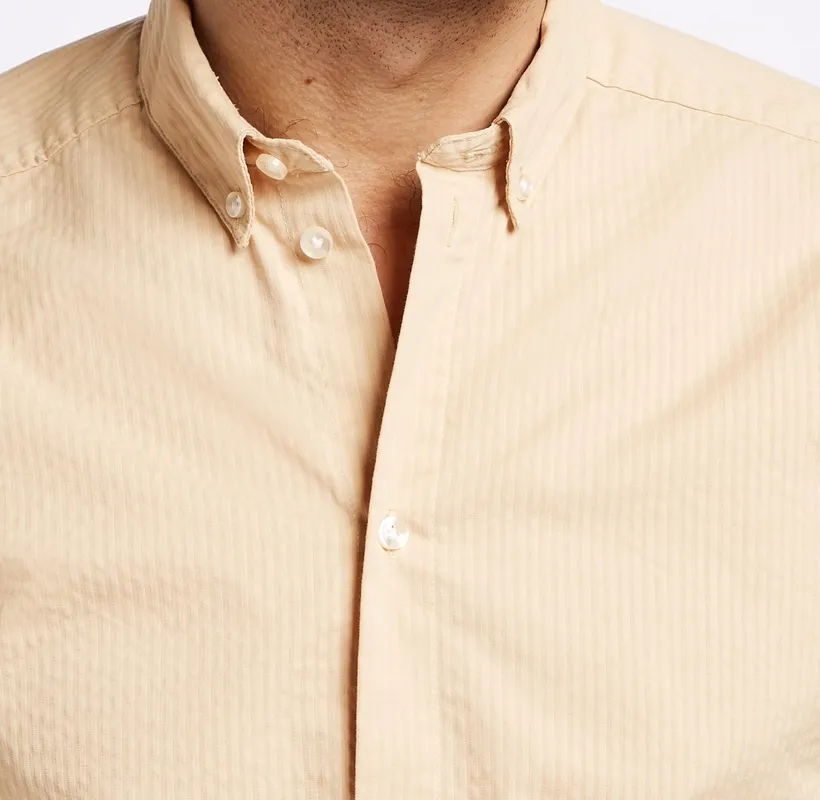 Seersucker Shirt Sand
