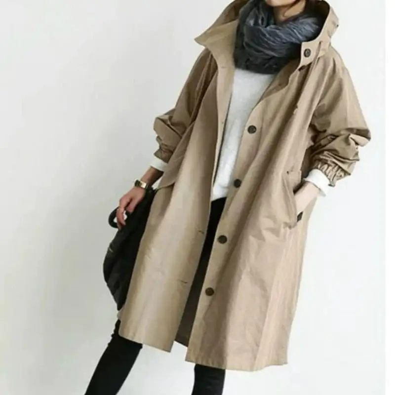 Modern Water Resistant Trench Coat