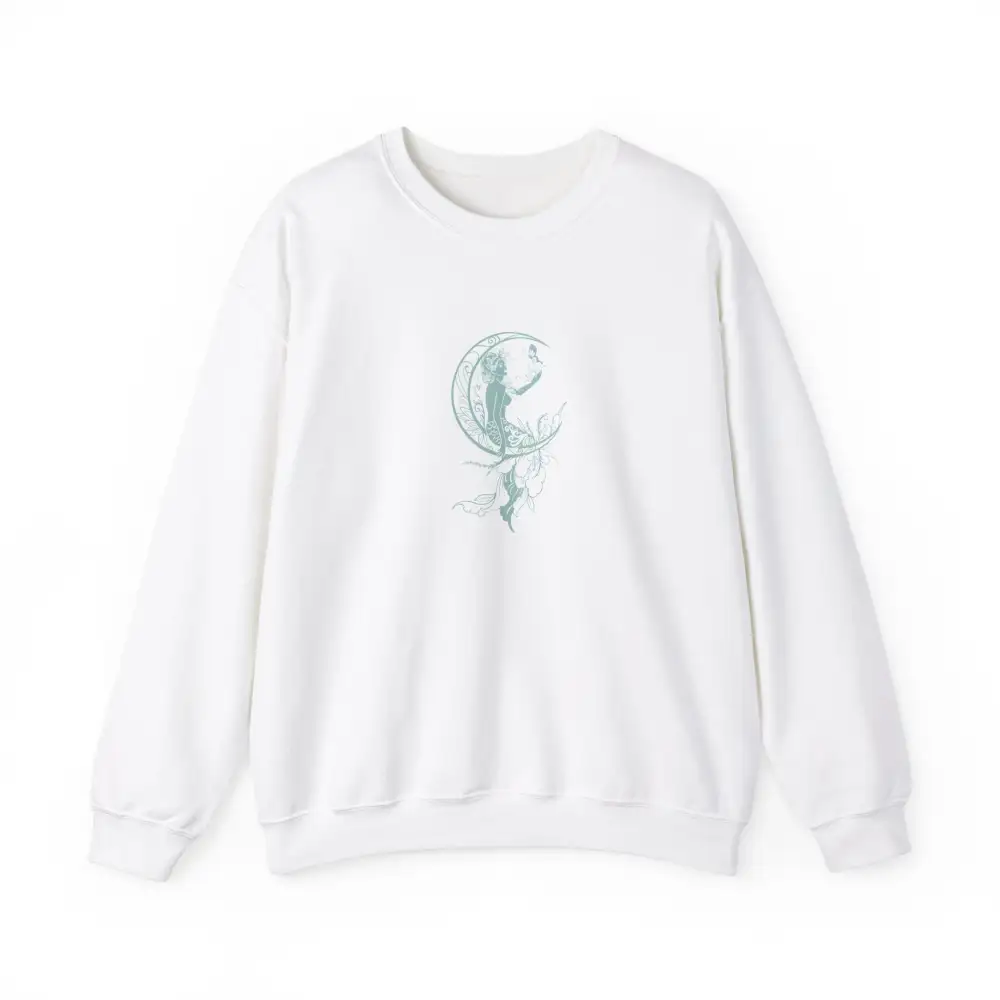 Mermaid Moon Graphic Crewneck Sweatshirt