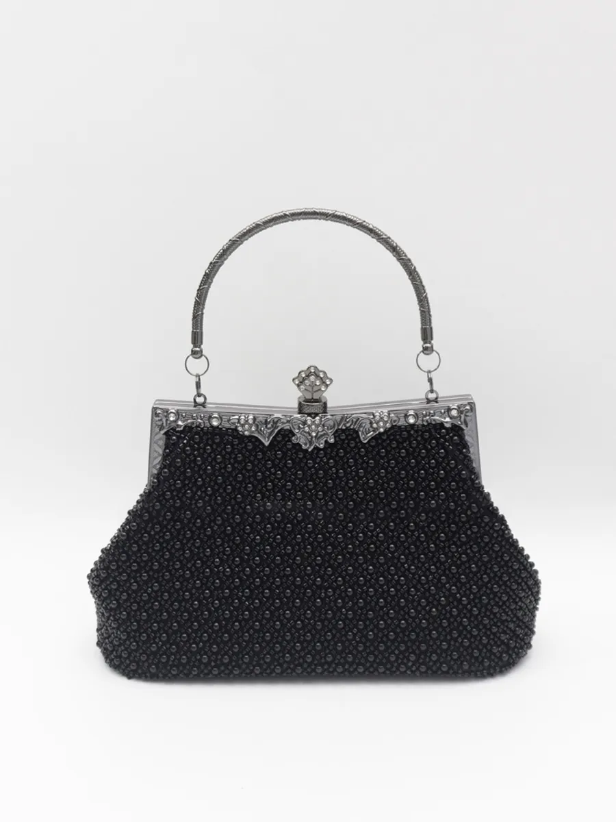 Jazlyn Vintage-Style Beaded Bag