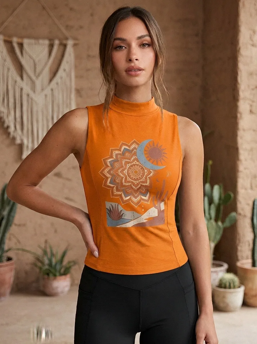 Boho Mandala Sun Tank Top