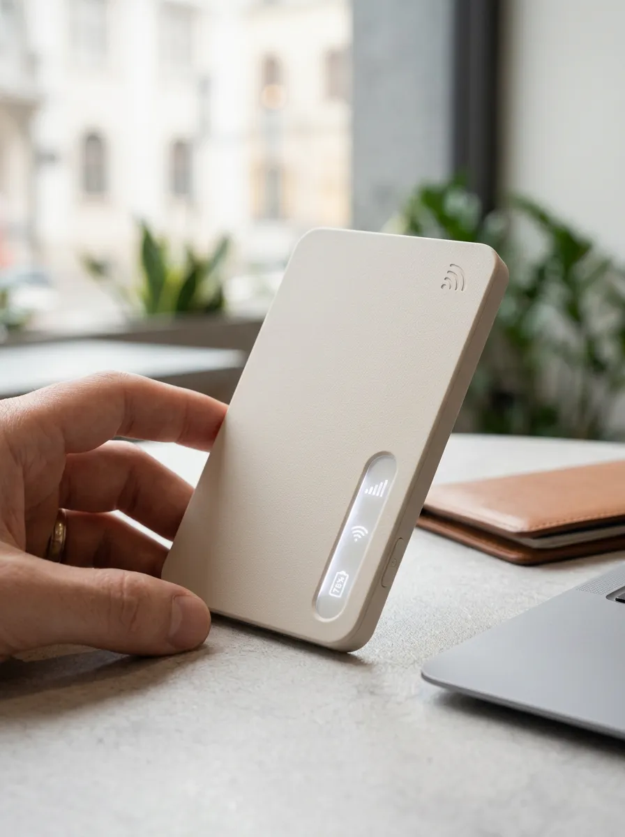 Portable WiFi Hotspot Power Bank with LED Display