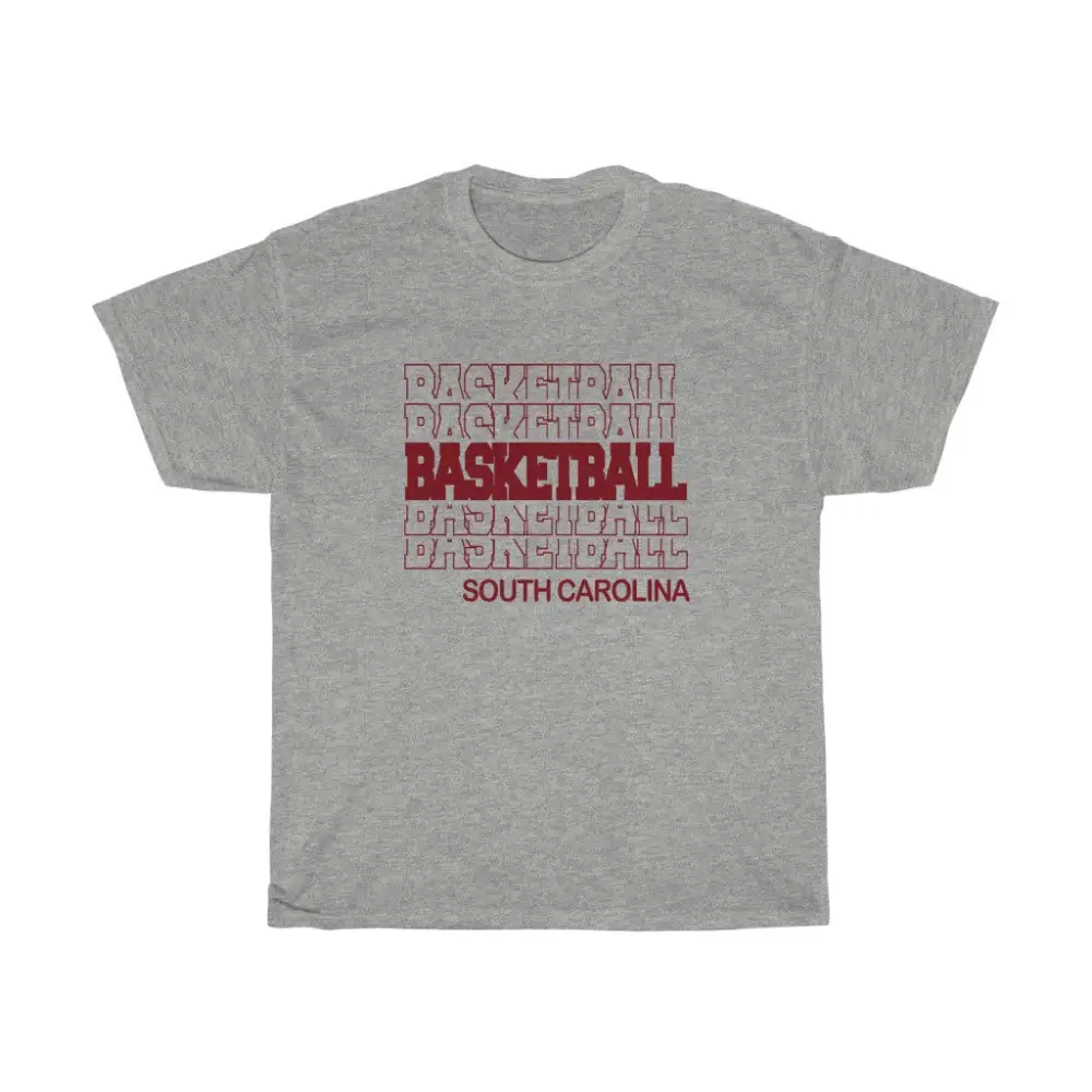 Basketball South Carolina in Modern Stacked Lettering