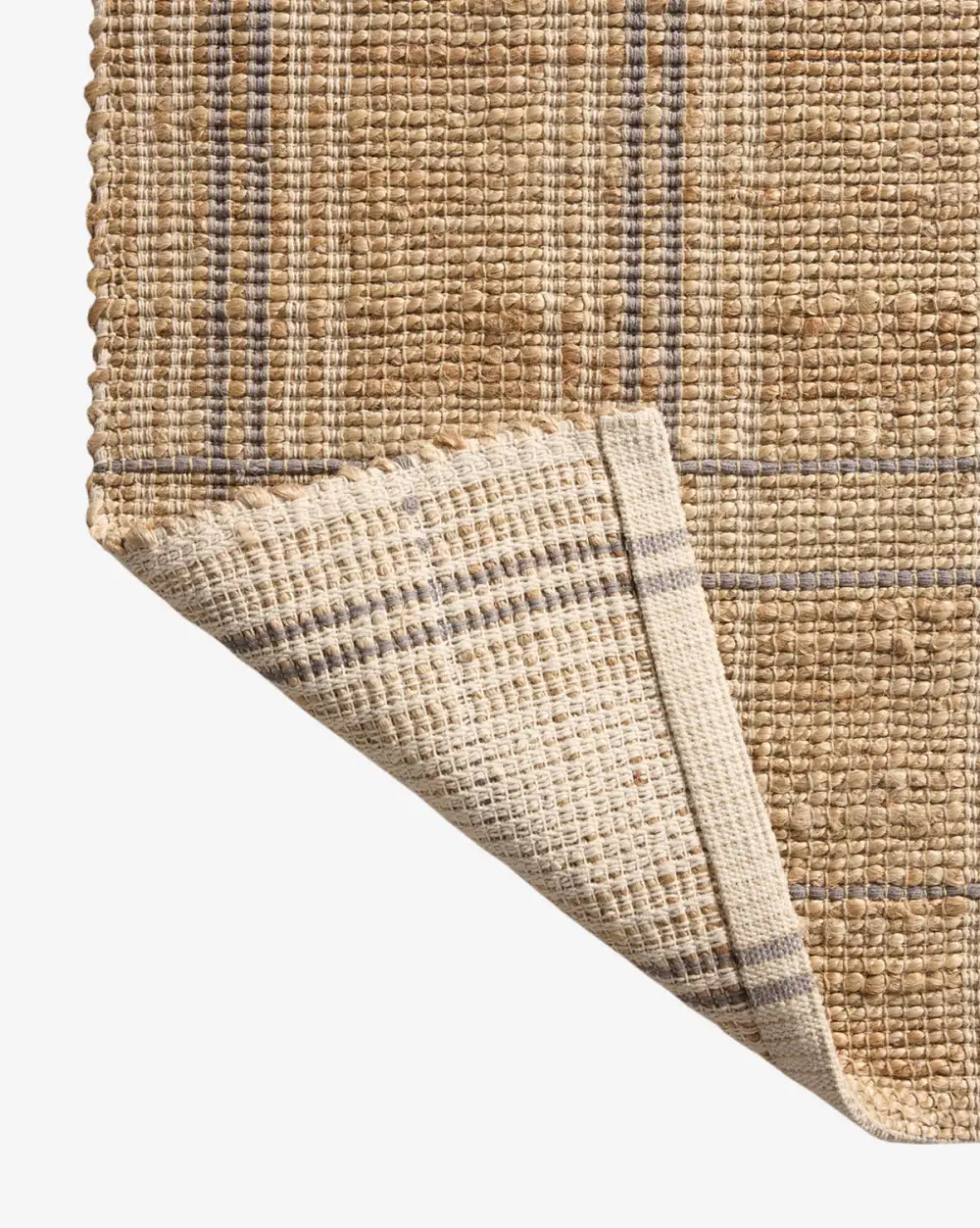 Refined Raised-Weave Handwoven Jute Area Rug