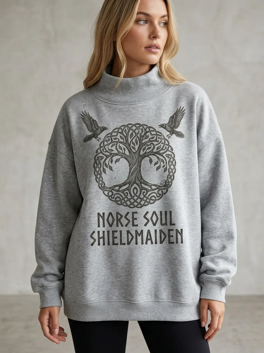 Norse Soul Shieldmaiden Sweatshirt