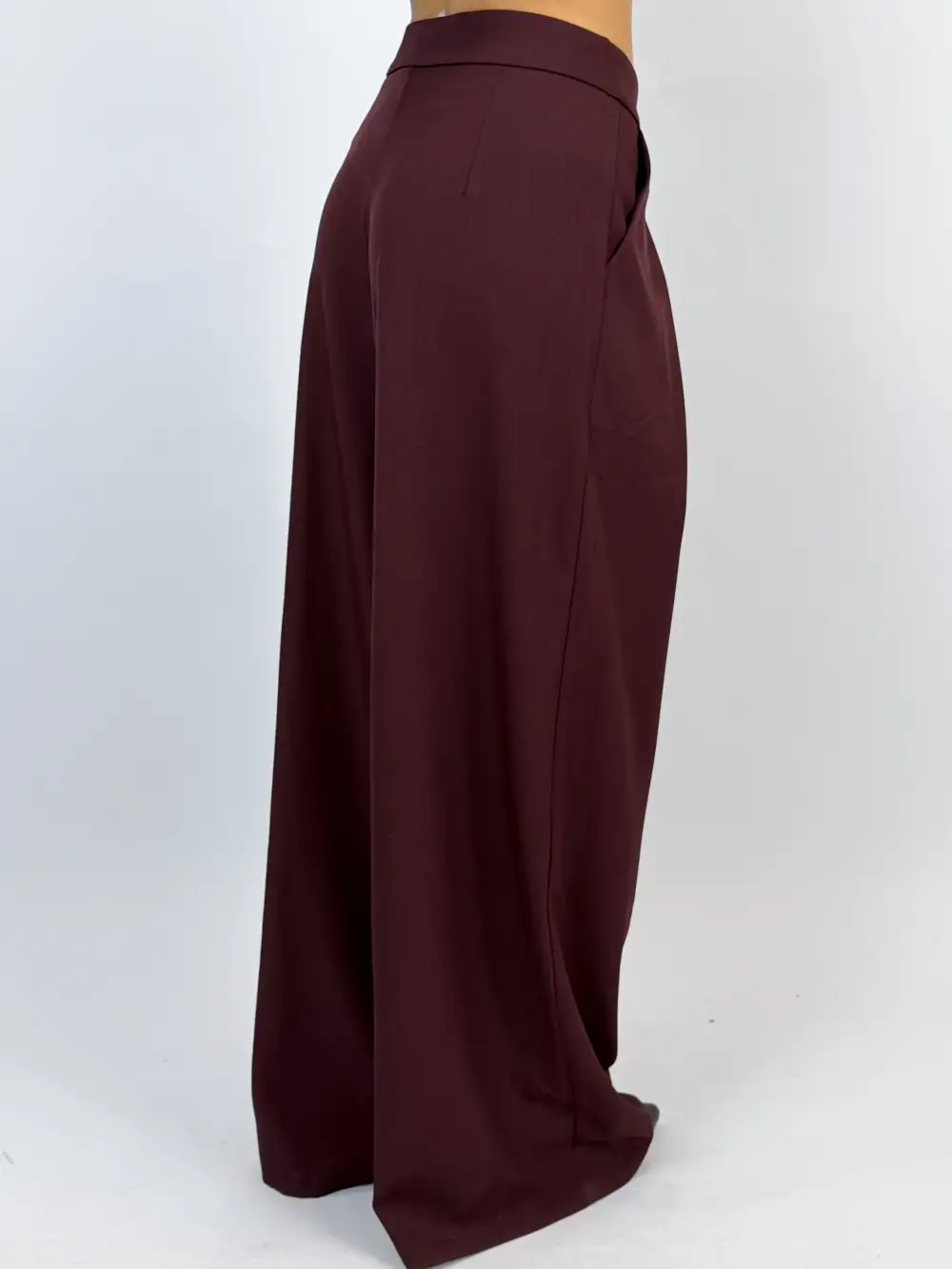 Wrap Front Wide Leg Pants