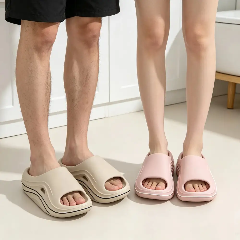 Plush Comfort Platform Lounge Slippers