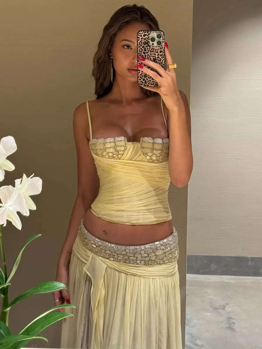 Cassidy Chiffon Two Piece Set