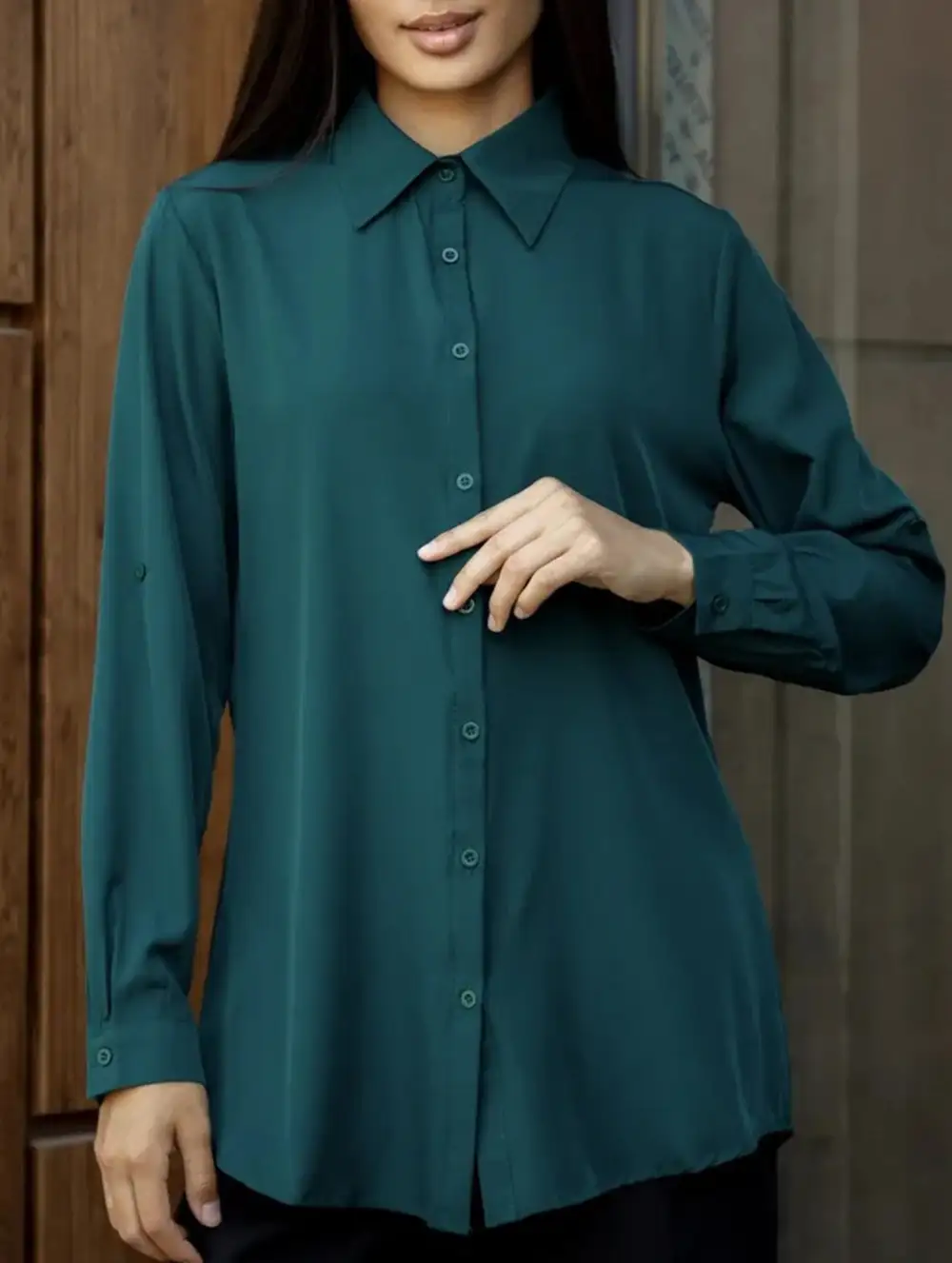 Polo Button Knit Cardigan