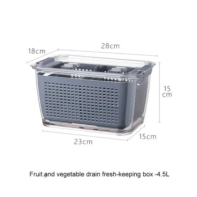Adjustable Stackable Drawer Kitchen Storage Organizer