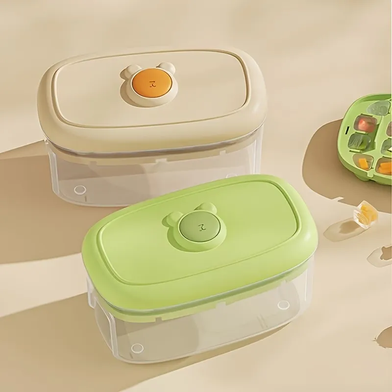 Stackable Ice Cube Tray Container