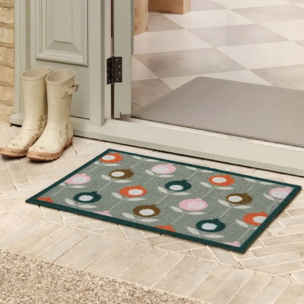 Pomegranate Pattern Outdoor Door Mat
