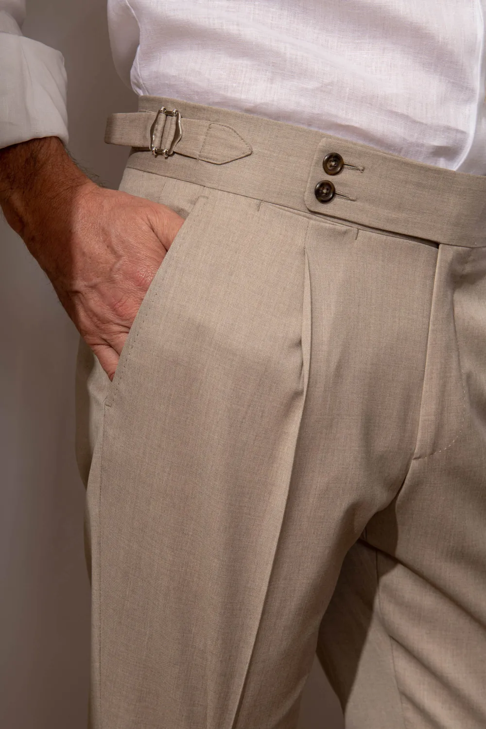 Beige Trousers Men'S Fashion