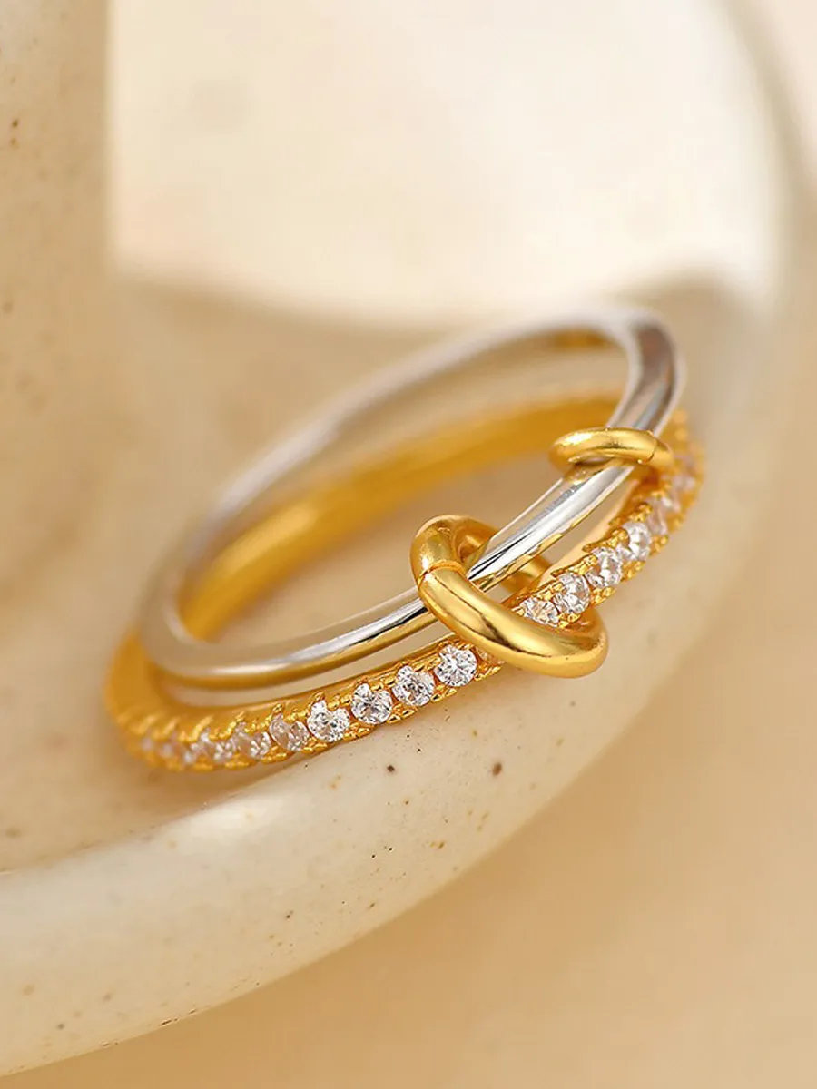Clara Double Layer Diamond Ring