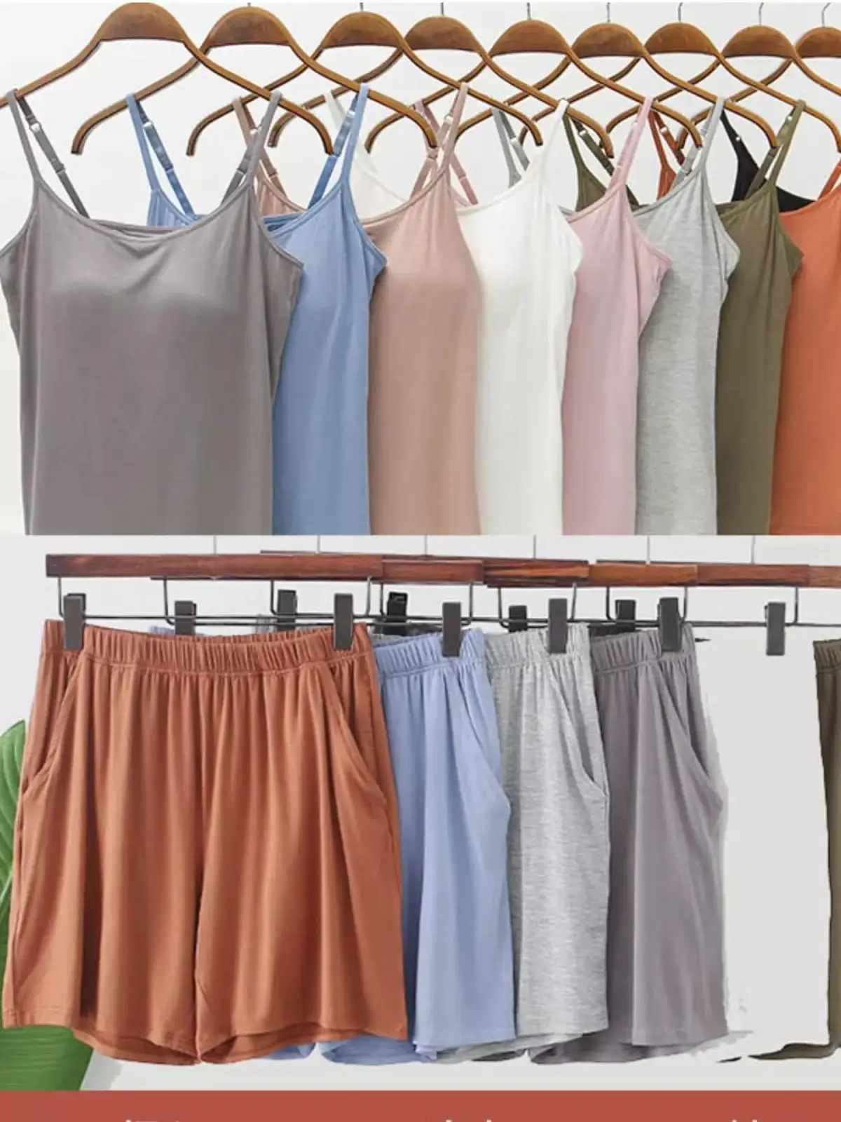 Classic Refined Pocketed Top and Shorts Matching Set