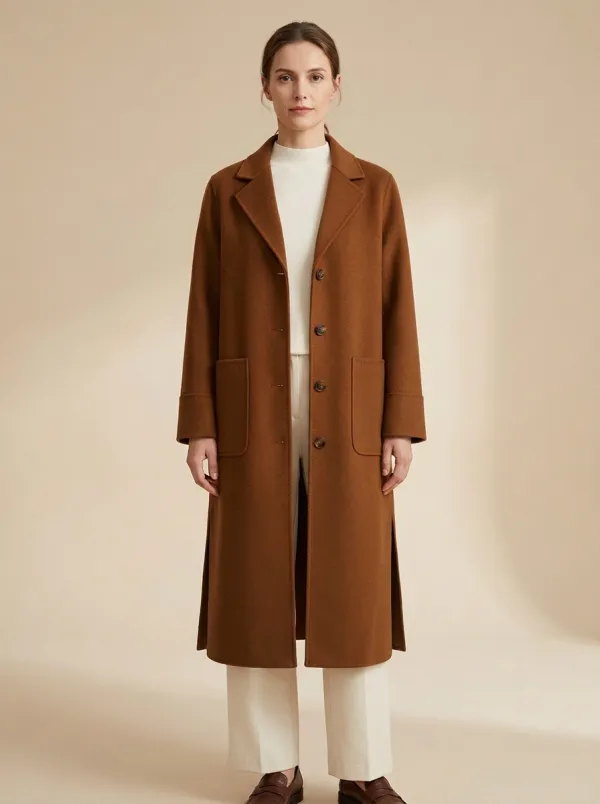 Everyday Wool-Blend Longline Outerwear Coat