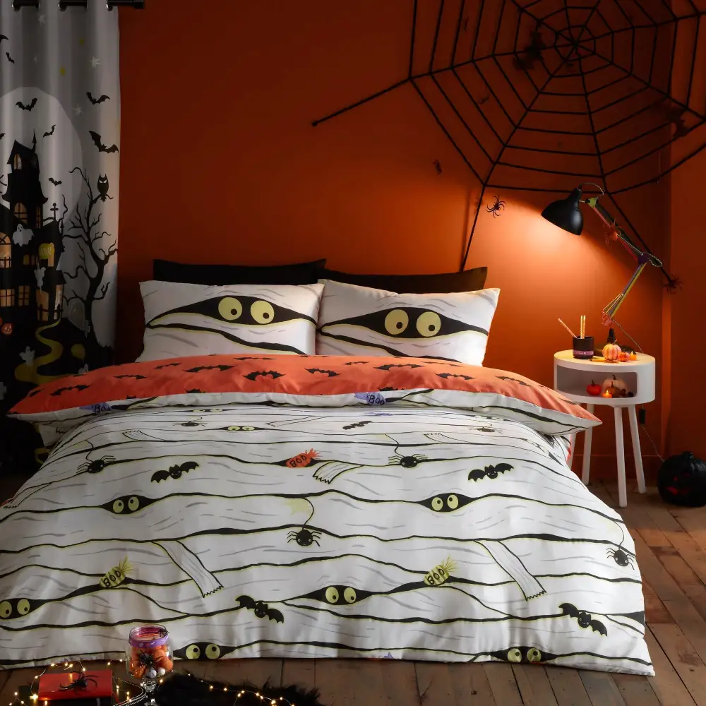 Calm Bedroom Printed Polycotton Duvet Cover Set